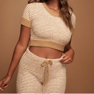 La Vie En Rose Chenille Lounge Set Large